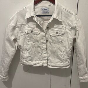 White denim jacket-in good condition.